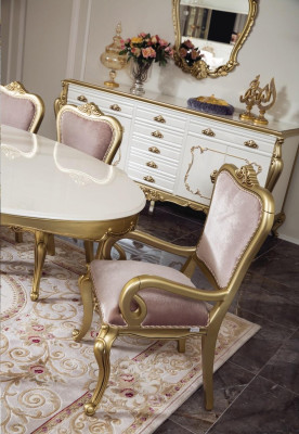 Tavolo da pranzo di lusso Tavolo di lusso Tavolo in legno di lusso Italia Tavoli da pranzo Mobili classici