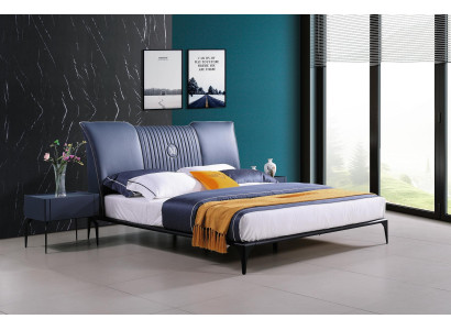 Camera da letto Mobili 3 pezzi Set Letto da hotel + 2 comodini Lucido Letti Italia