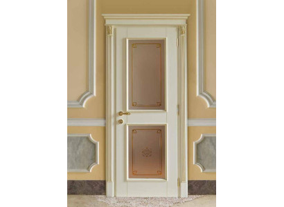 Porta + telaio Porte interne Barocco Su misura Porte in legno massello classiche Made in Italy nuove