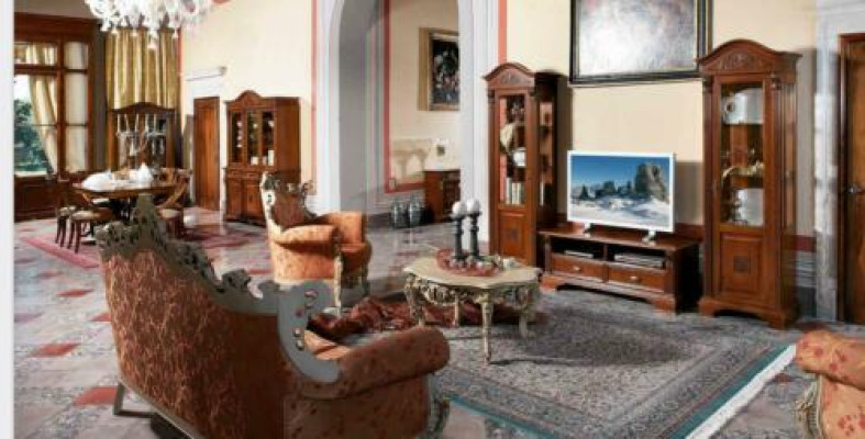 Designer divano a 3 posti in pelle italiana Massello tende divano set