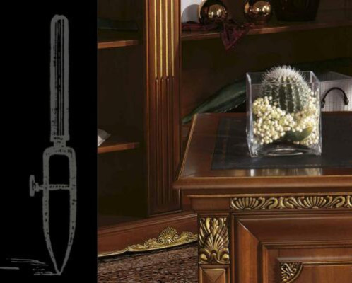 Scrivania Ufficio Tavolo Classico Designer Ufficio Tavoli Barocco Rococò Legno Massello