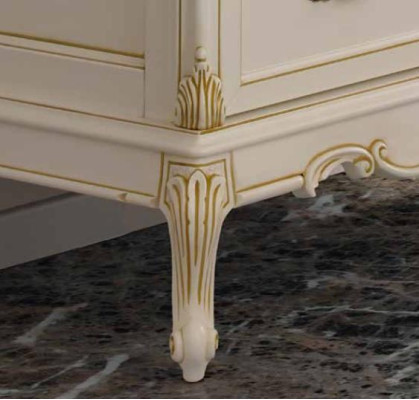 Camera da letto Comò Armadio Classica credenza con specchio Mobili di stile elegante