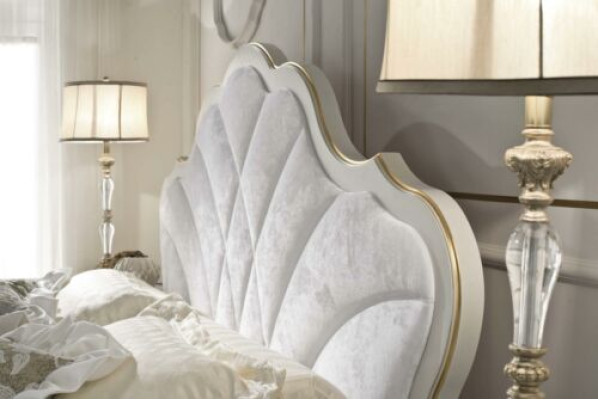 Set camera da letto stile Barocco letto comodino cassettiera mobili letto in legno massello 6 pezzi.