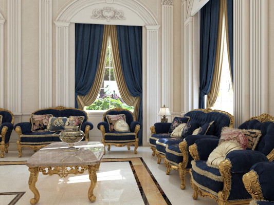 Set di divani 321 in stile design, divano imbottito moderno di lusso, nuovo divano.