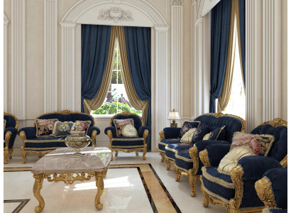 Set di divani 321 in stile design, divano imbottito moderno di lusso, nuovo divano.