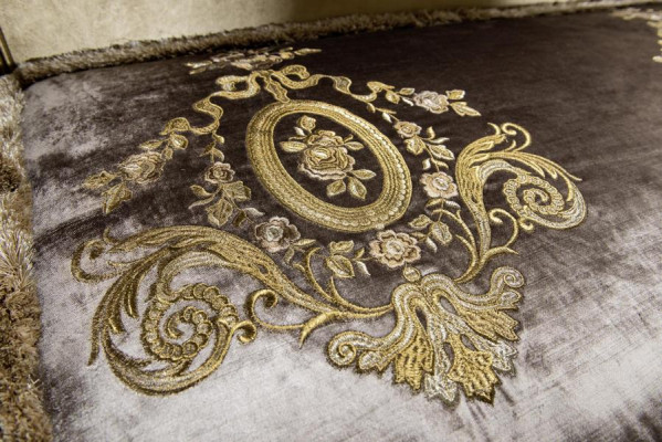 Divano ad angolo a L in tessuto imbottito, design di lusso, divano a tre posti per soggiorno.