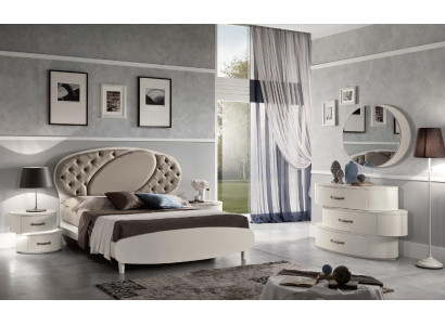 Set di biancheria da letto 7 pezzi. Comodino Comò Specchio Armadio