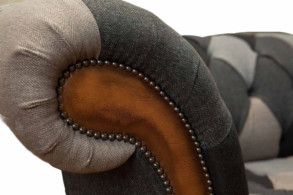 Chesterfield divano a tre posti in tessuto imbottito divani soggiorno divano nuovo