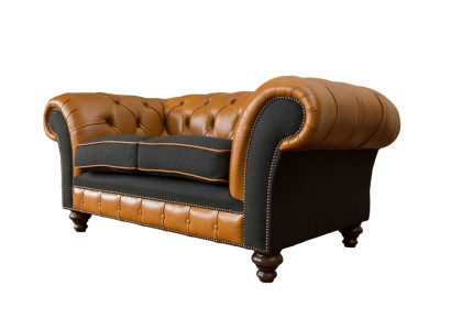Chesterfield divano in pelle, divano, imbottito 2 posti, tessuto divani, divani