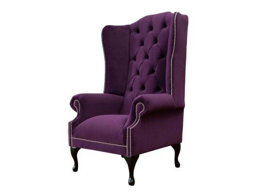 Poltrona poltrona progettazione imbottita divano divano tessuto nuovo Chesterfield.
