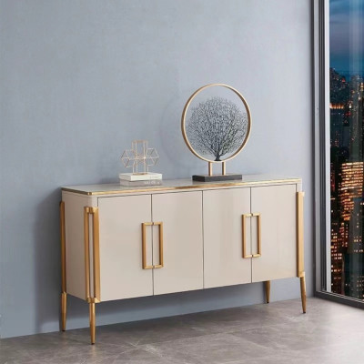 Lusso Moderno Stile Comò Sideboard Comodini Mobile in Legno Buffet