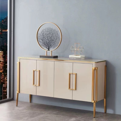Lusso Moderno Stile Comò Sideboard Comodini Mobile in Legno Buffet