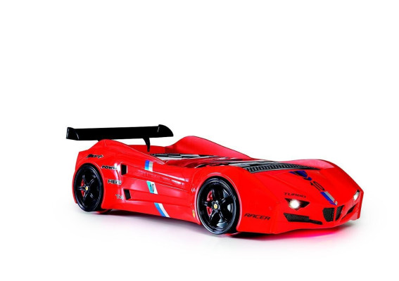 Auto da corsa Letto per bambini Letto auto Camera da letto per bambini Letti Mobili Rossi