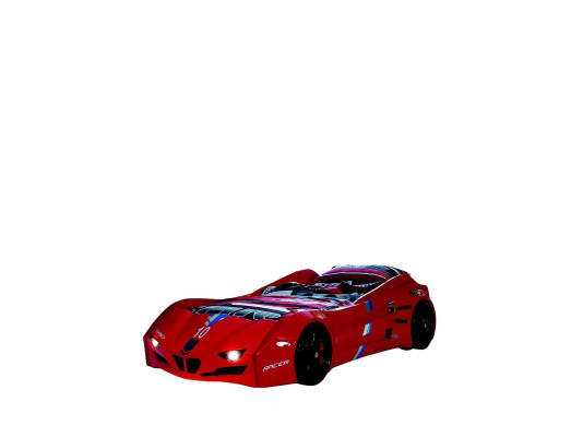 Auto da corsa Letto per bambini Letto auto Camera da letto per bambini Letti Mobili Rossi