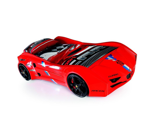 Auto da corsa Letto per bambini Letto auto Camera da letto per bambini Letti Mobili Rossi
