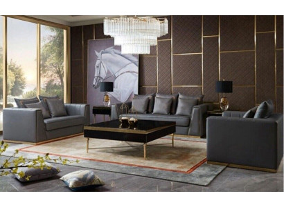 Divano componibile 3 pezzi Set Divani design Divani imbottiti in pelle Relax