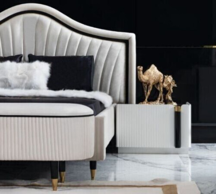 Set 3 pezzi Camera da letto Letto 2 comodini Stile Mobili italiani Nuovo