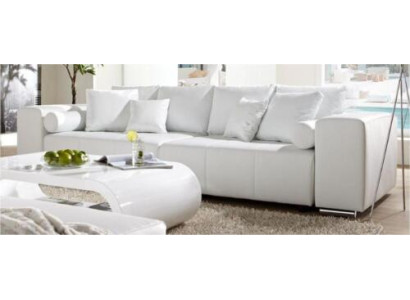 XXL grande Relax Lümmel Divano Sofa con funzione letto Schlag Divani quattro posti Tessuto