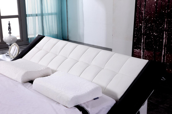 Design letto Letti Digitali USB di lusso Mobili Camera da letto Pelle Matrimoniale