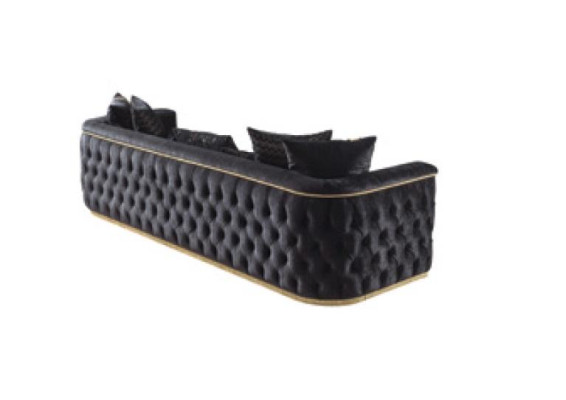 Tre posti divano divani a tre posti divani imbottiti Chesterfield in tessuto