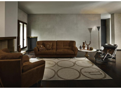 Mobili eleganti per il soggiorno, divani in tessuto di design 3+2, lussuoso set di divani.
