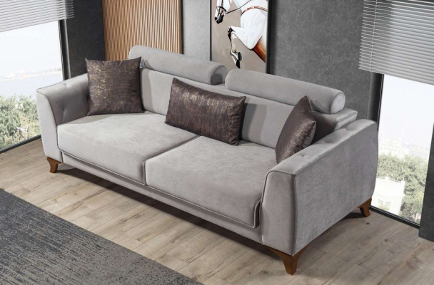 Divano componibile 3+3+1 posto Design Divani Divano Divano Poltrona Sitz Divano