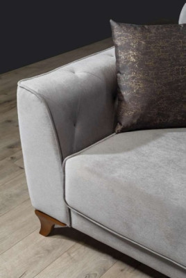 Divano componibile 3+3+1 posto Design Divani Divano Divano Poltrona Sitz Divano
