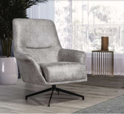 Poltrona Design Divano Sofa Relax In Pelle Lounge Club Posto A Sedere Di Lusso Sedile Grigio Moderno