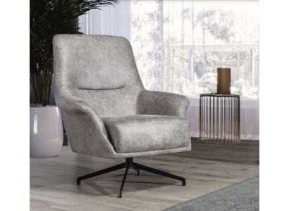 Poltrona Design Divano Sofa Relax In Pelle Lounge Club Posto A Sedere Di Lusso Sedile Grigio Moderno