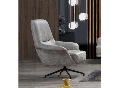 Poltrona Design Divano Sofa Relax In Pelle Lounge Club Posto A Sedere Di Lusso Sedile Grigio Moderno