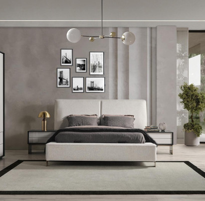 Set camera da letto Letto 2 comodini Toeletta Lusso nuovo 5 pezzi
