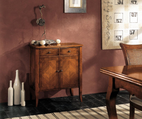 Sideboards Armadio in Legno Mobili Comodini Marrone Comò Credenza Sideboard Massiccio