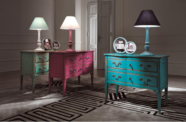 Mobiletto design credenza bassa mobile scaffale armadio ripiano lusso astratto soggiorno.