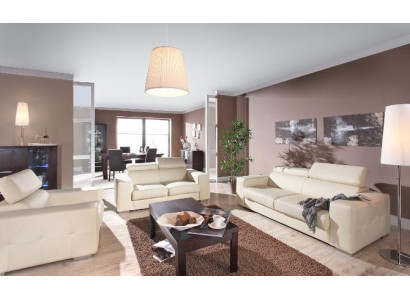 Moderno set di divani per soggiorno, set completo 3+2+1 divano poltrona