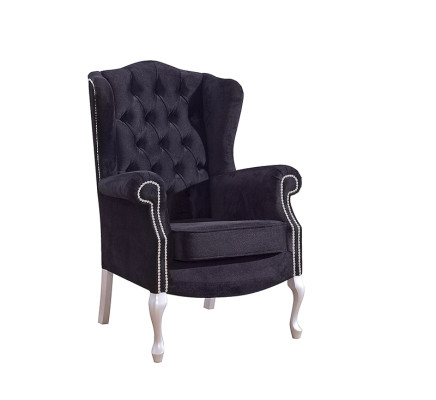 Classico set di divani Chesterfield 3+1 posti in velluto.