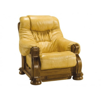 Set di divani in legno e pelle 3+2+1 completo Set di divani classici Imbottitura per sedili