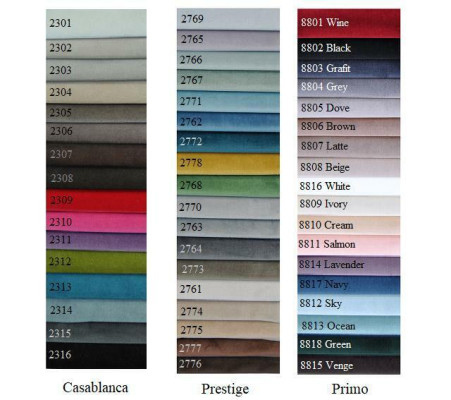 Set di 8 sedie design, poltroncine imbottite sedie da pranzo per la ristorazione in tessuto massiccio.