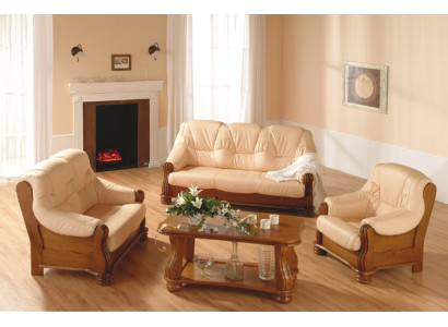 Classica poltrona in pelle a 1 posto divano divano imbottito singolo 1 nuovo televisore