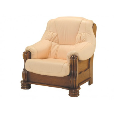 Classica poltrona in pelle a 1 posto divano divano imbottito singolo 1 nuovo televisore