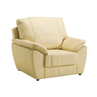 Set di divani in pelle vera 3+1 posti, divano classico, imbottitura assortita.