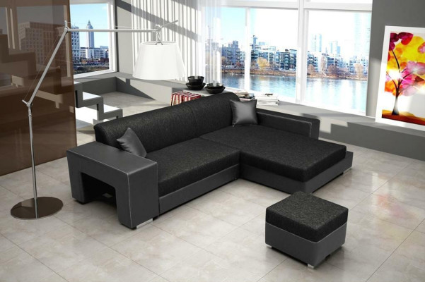 Divano letto ad angolo con funzione letto Sofa Couch con funzione letto Nuovo