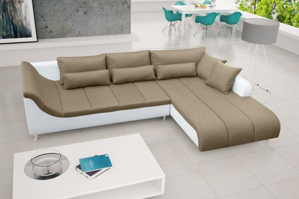 Divano letto ad angolo con funzione letto divano angolo nuovo set di rivestimenti