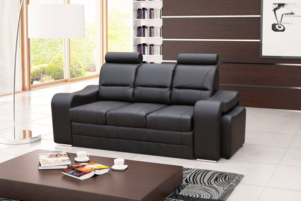 Divano a 3 posti divano imbottito divani a 3 posti con pouf set imbottito