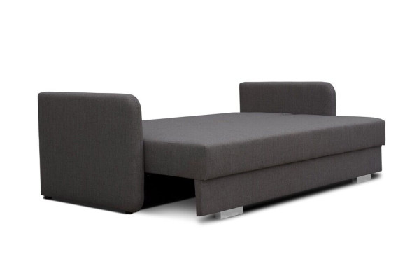 Divano letto in tessuto 3 posti Divano Tessile Imbottitura Nuovo Set Funzione Letto