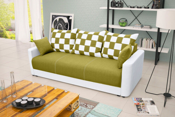 Divano letto a 3 posti con funzione letto e contenitore - Divano a letto comodo
