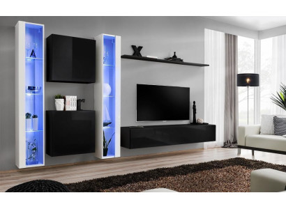 Mobili da soggiorno di design lusso supporto per TV designer mensola a muro completo
