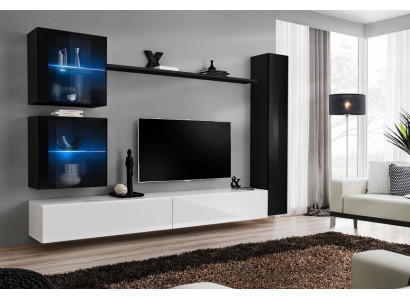 Set da parete 6 pezzi arredamento di lusso per soggiorno Designer TV cabinet parete