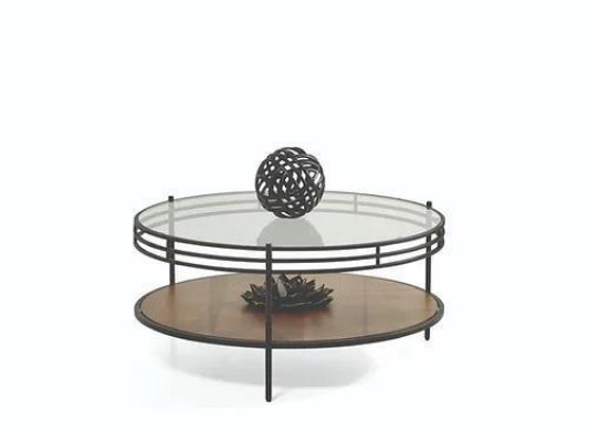 Tavolino moderno rotondo da salotto, da caffè, da appoggio, da designer per il soggiorno.