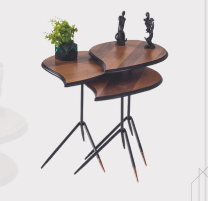 Lusso completo 3 tavolini da salotto Lusso arredamento del salotto Tavolino