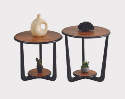 Set di 2 tavolini da caffè design per tavolino da salotto, tavolino da caffè e tavolino da salotto.